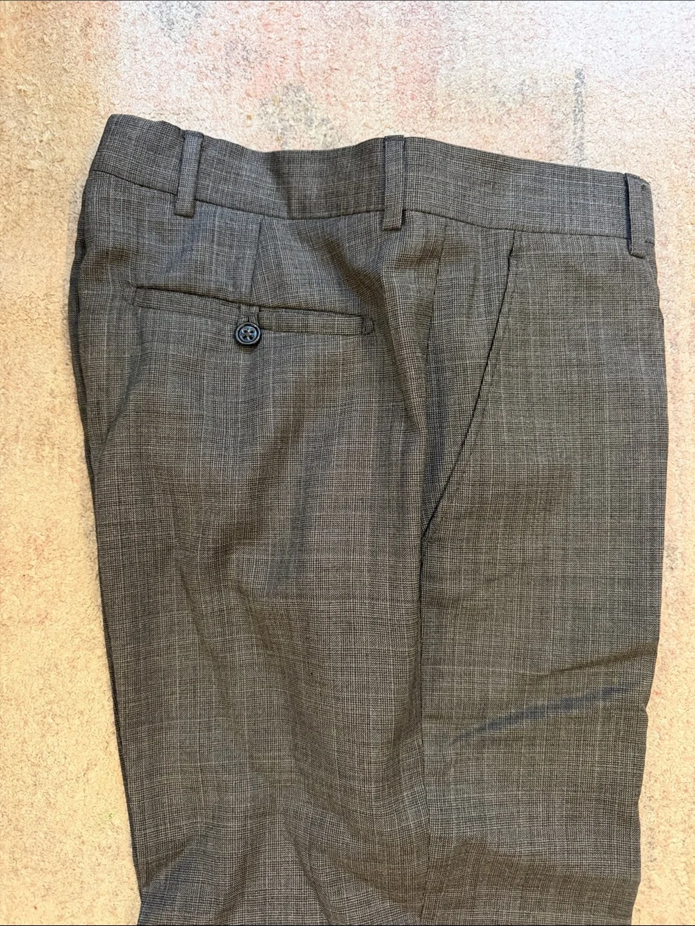 Banana Republic Men's Dark Charcoal Gray Dress Pants